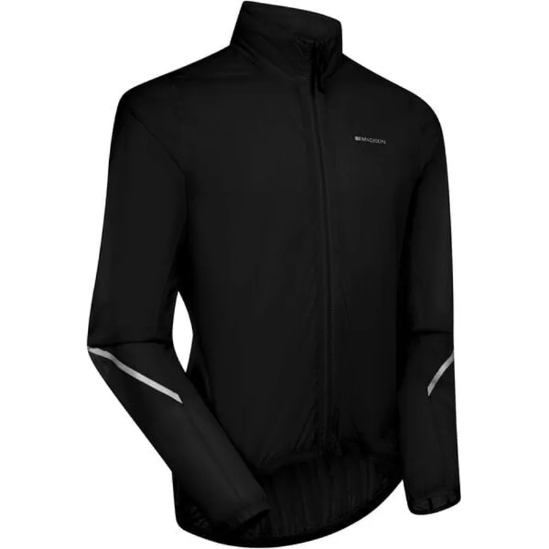 Madison Flux Ultra-Packable Waterproof Jacket in Black-1